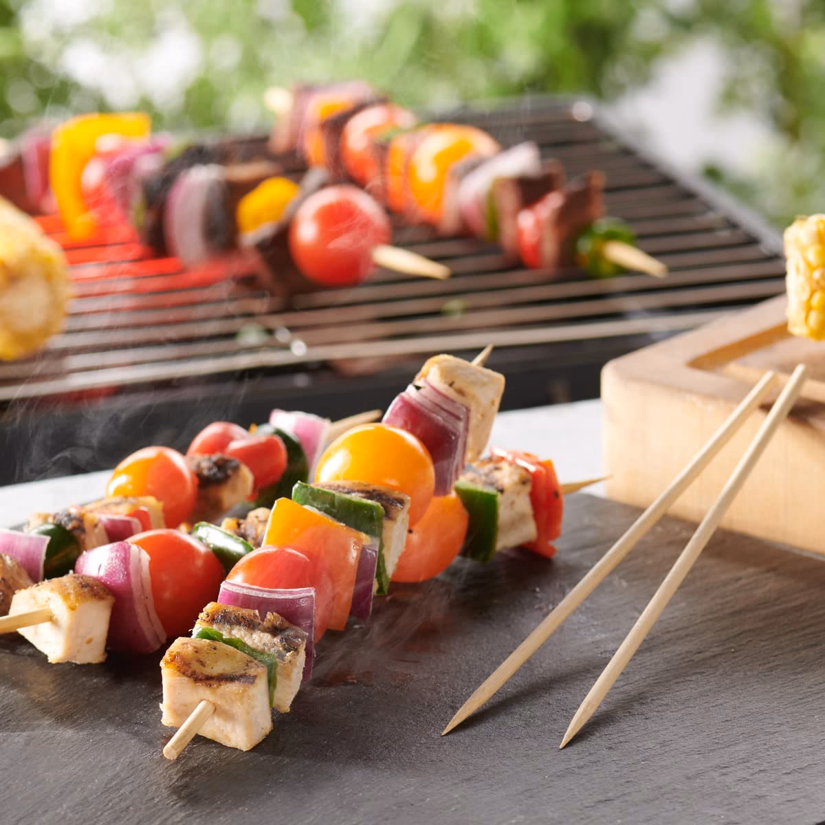 Wie viele Grillspieße gibt es?