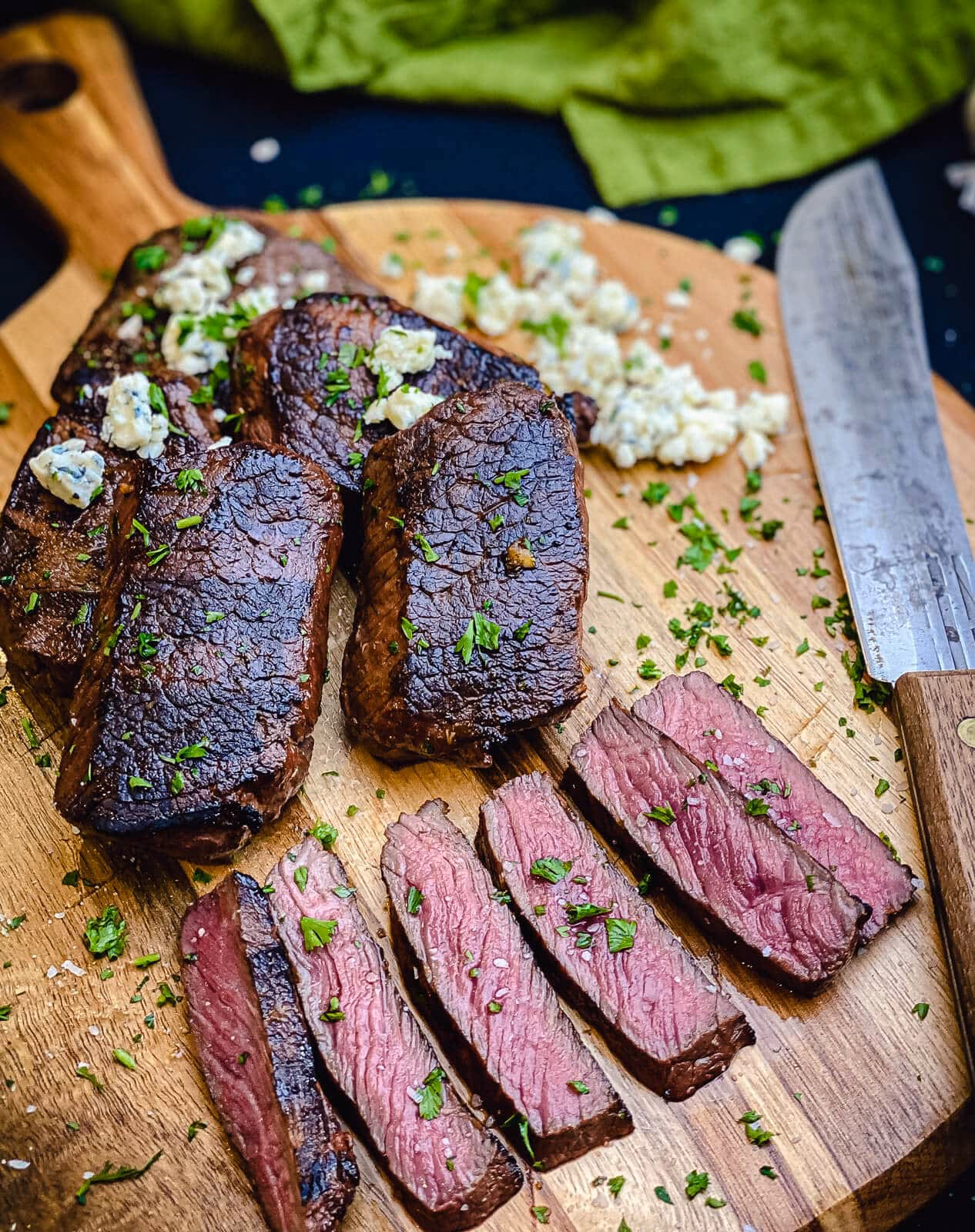 How long should venison steak be marinated?