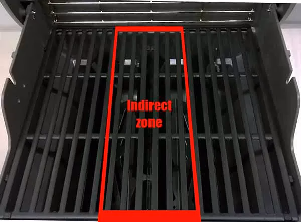 What does direct heat mean on a grill?