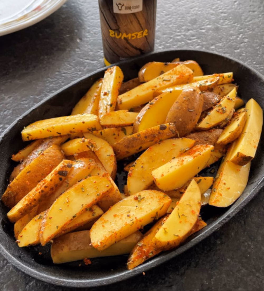 Wie kann man Kartoffelwürfel Backen?