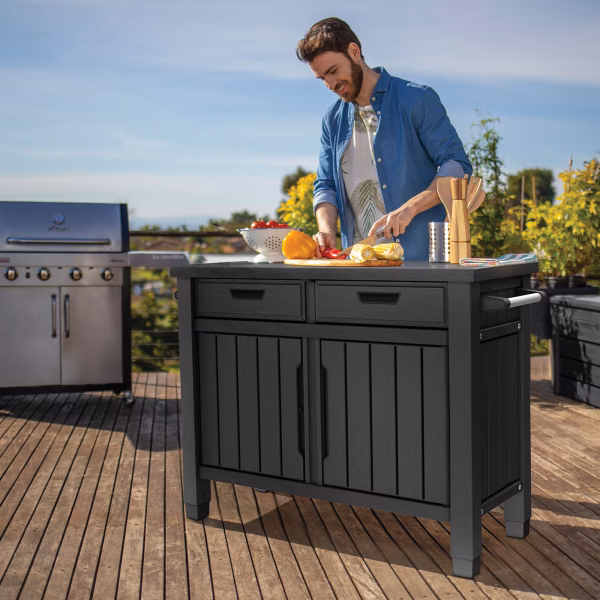 Wie groß ist ein grilltisch?