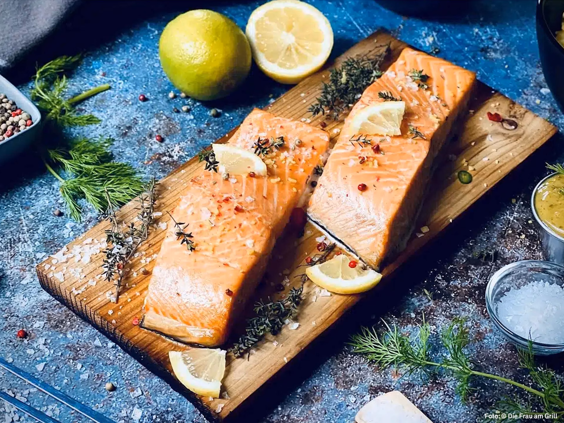 Wie schmeckt gegrillter Lachs?