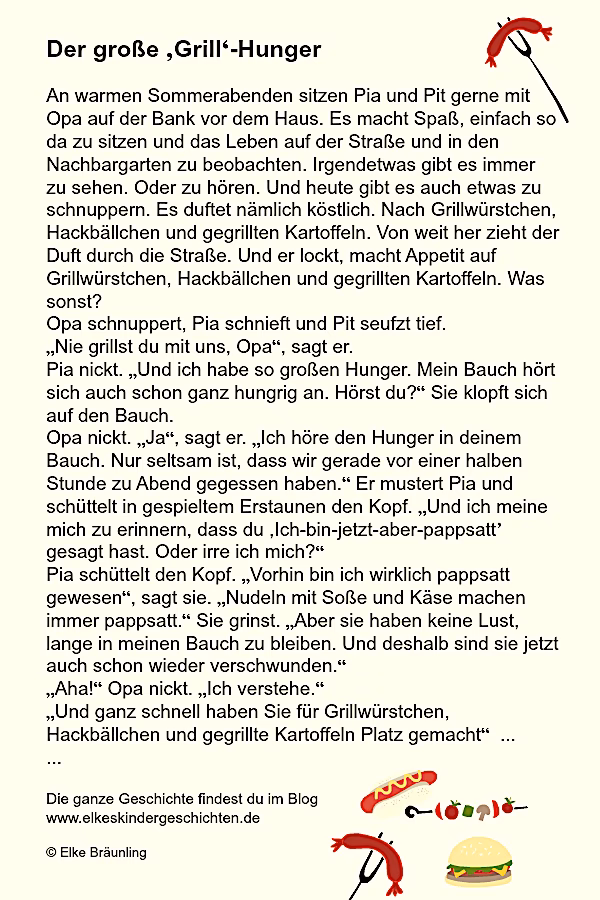 Wie geht es am nächsten Tag mit dem Grillfest?