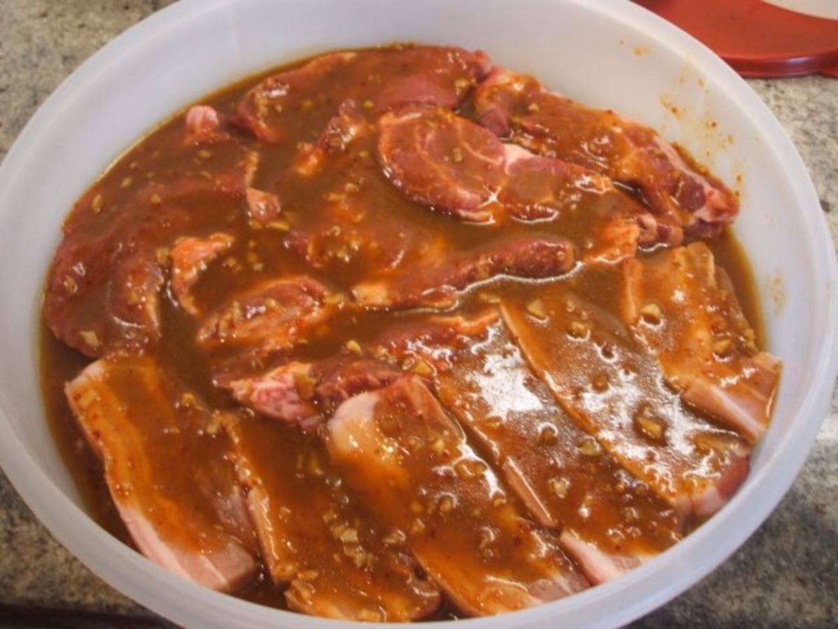 Wie mache ich eine Marinade?