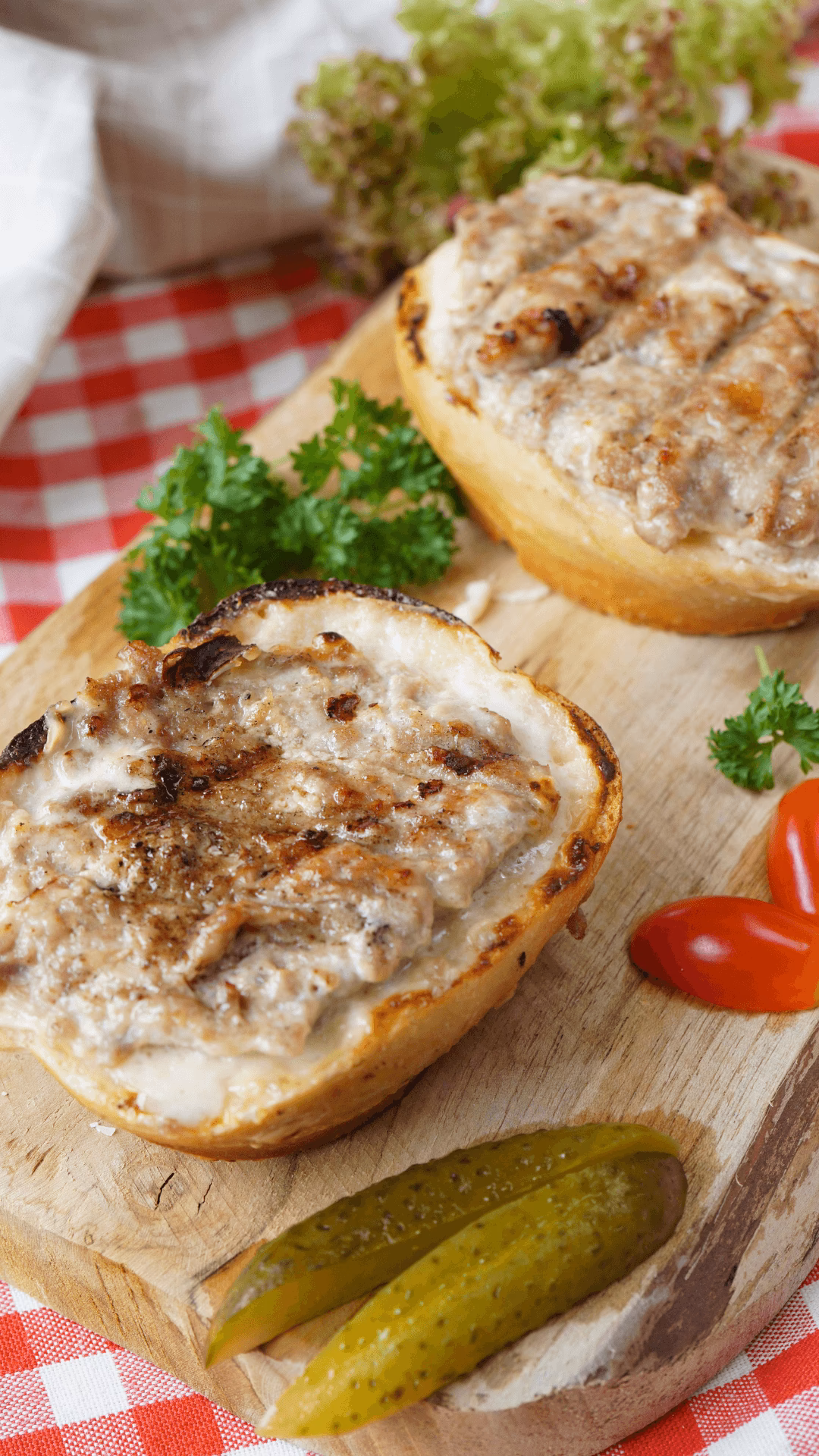 Wie grille ich Brötchen?