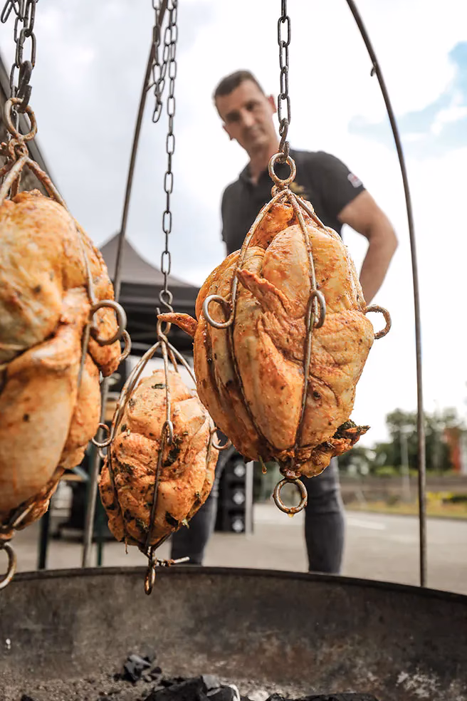 Wie grillt man Hähnchen?