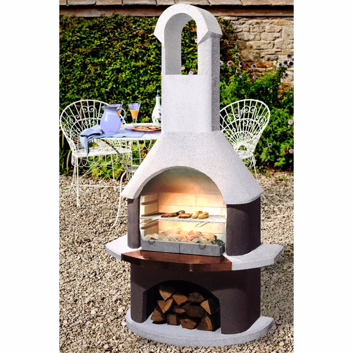 Was ist ein attraktiver Grillkamin?