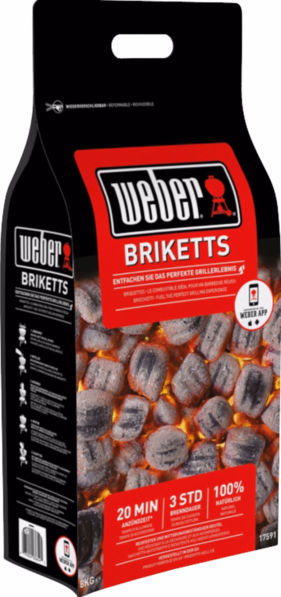 Wie lange dauert es bis ein Brikett voll ist?