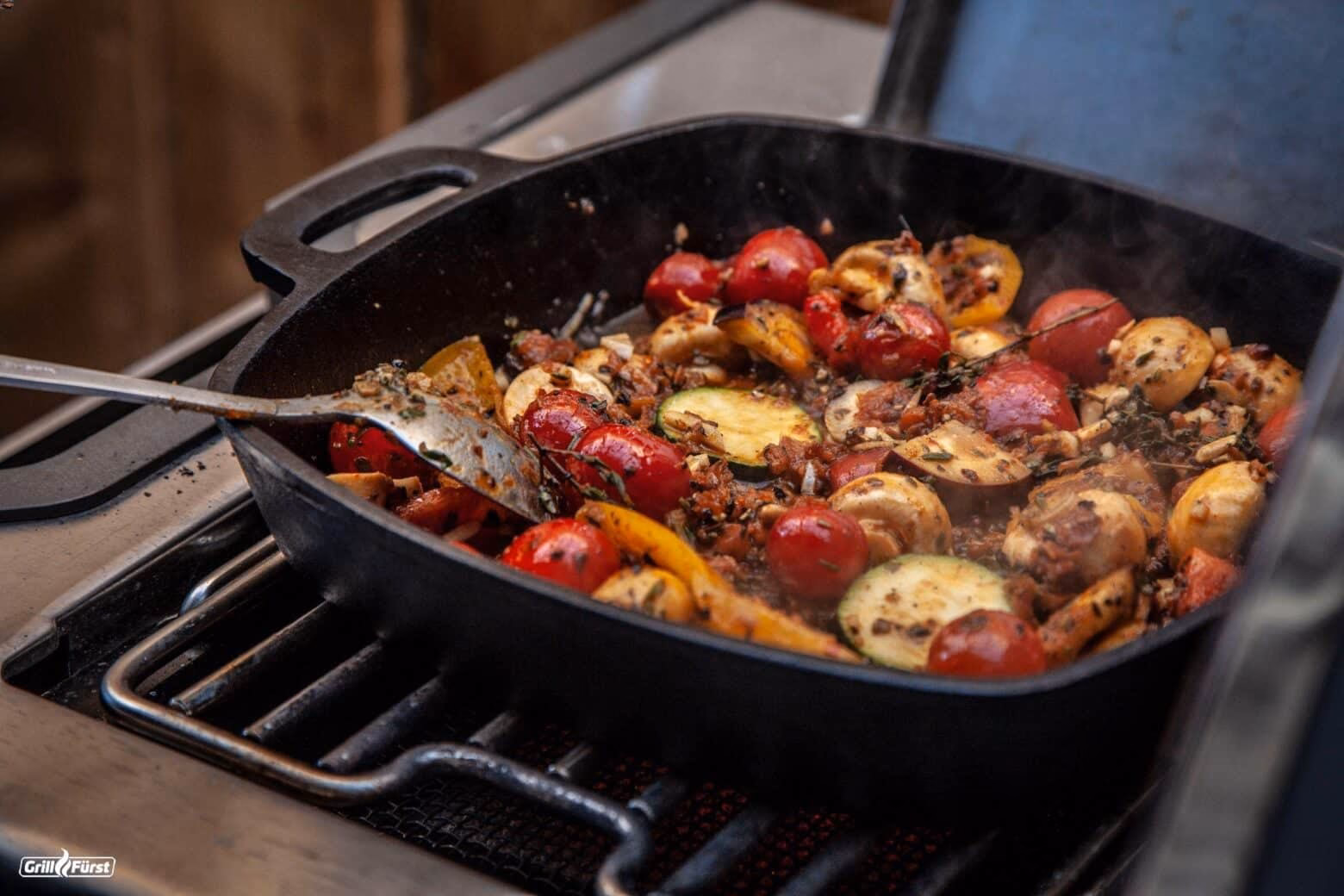 Wie bereite ich Huhn auf den Grill ein?