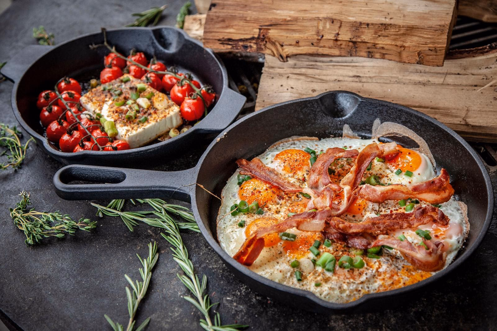 Kann man Grillgut in der Pfanne servieren?