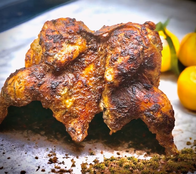 Wie grillt man ein Huhn?