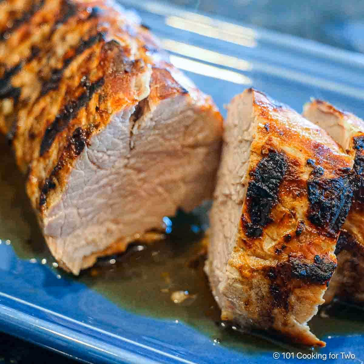 How do you cook Smithfield pork tenderloins on a grill?