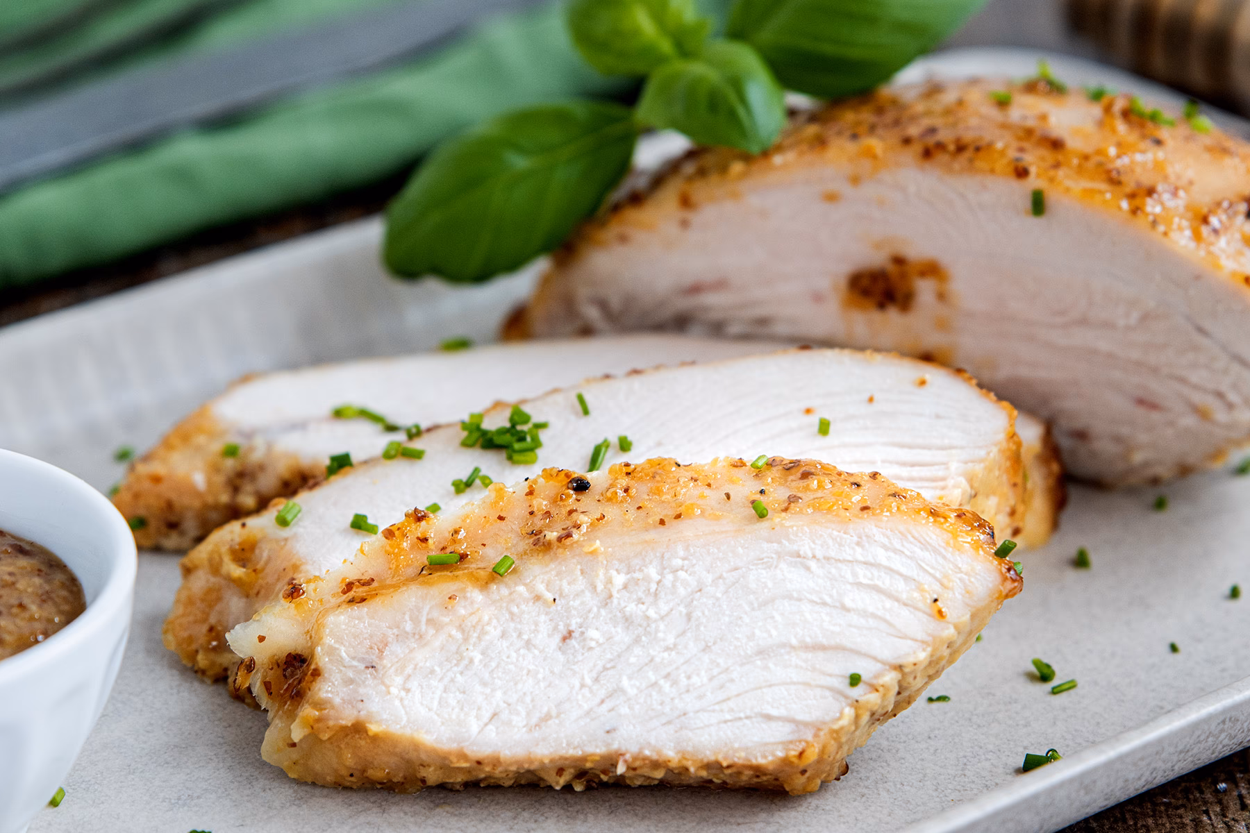 Wie bereite ich Putenbrust im Backofen zu?