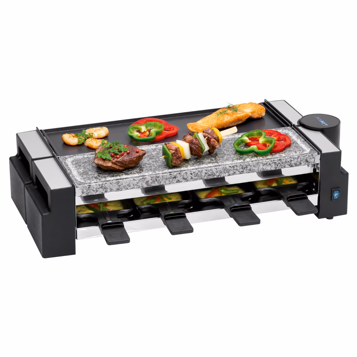 Was ist im Lieferumfang eines Raclette-Grills enthalten?