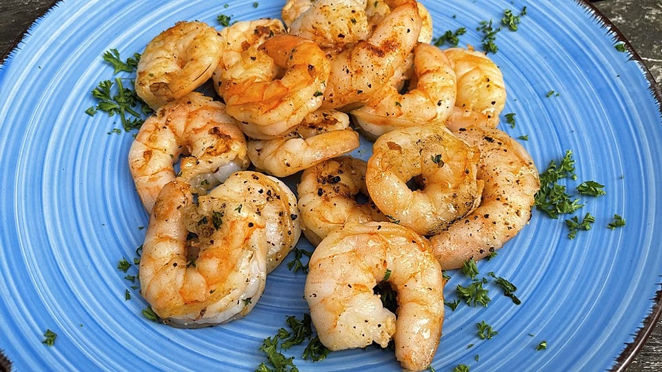 Was tun bei geschälten und ungeschälten Garnelen?