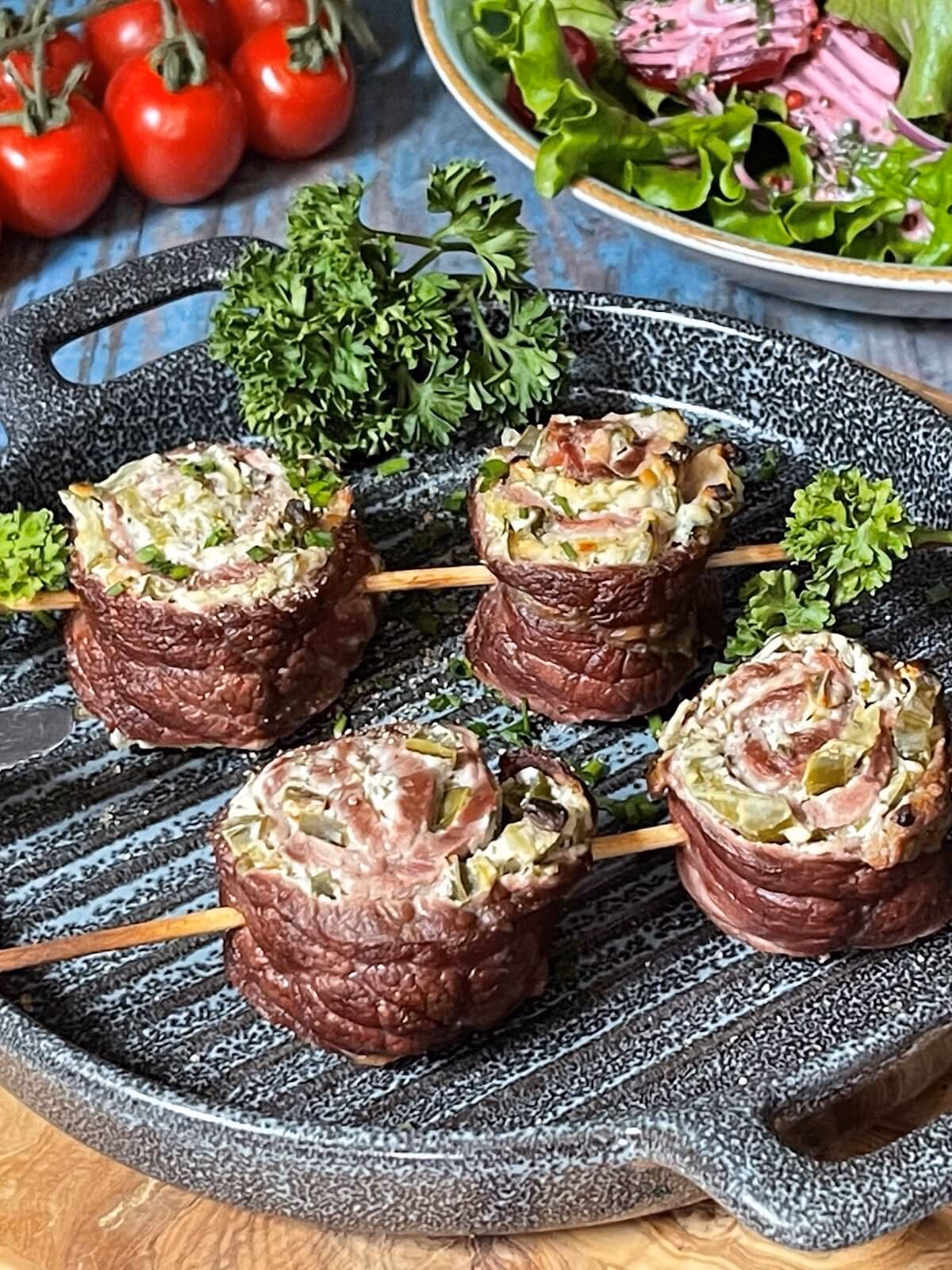 Wie bereite ich eine Rinderroulade zu?