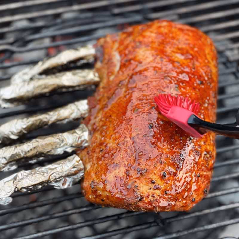 Wie bereite ich Karree auf den Grill vor?