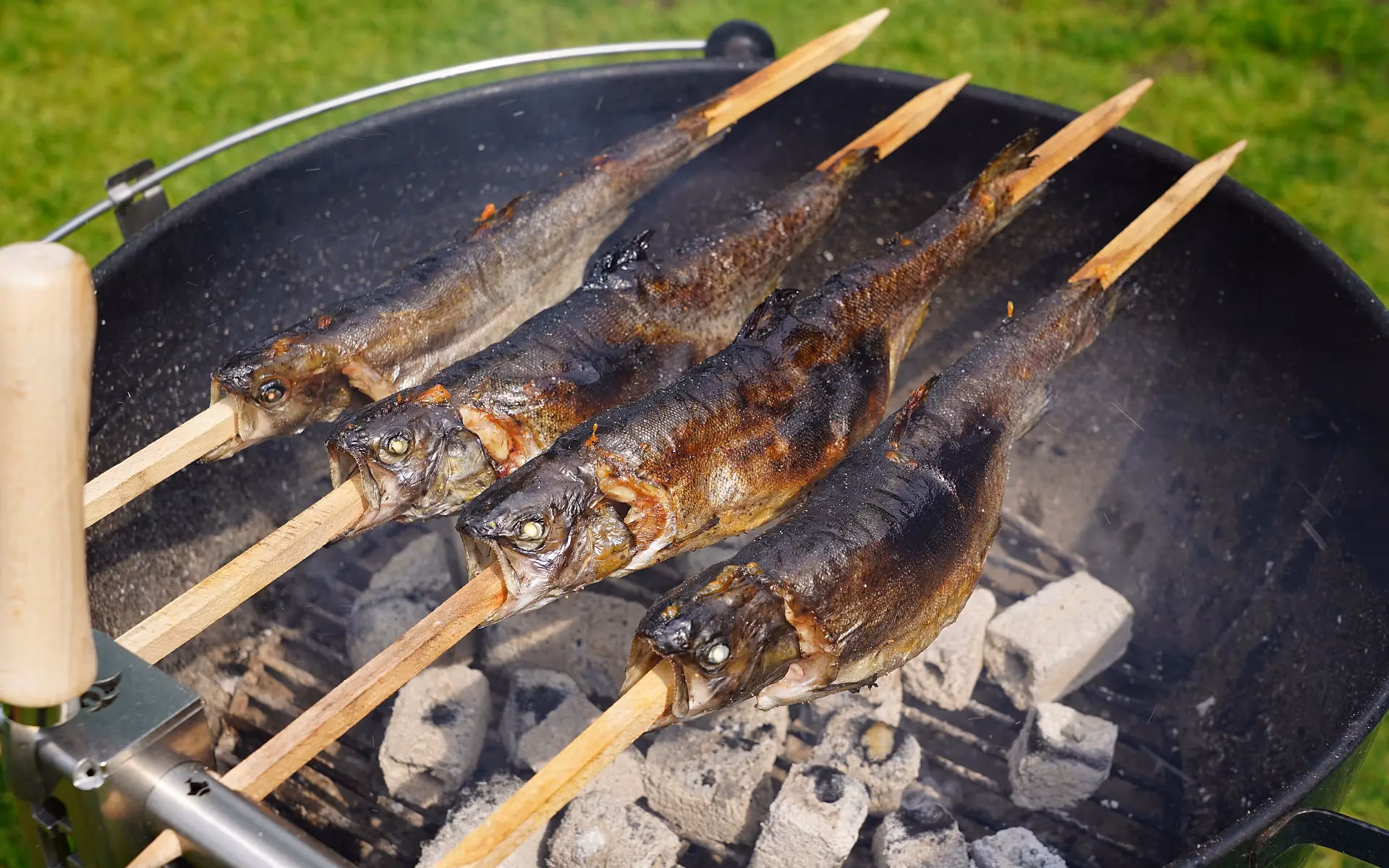 Wie viel Salz braucht man beim Räuchern von Forellen?