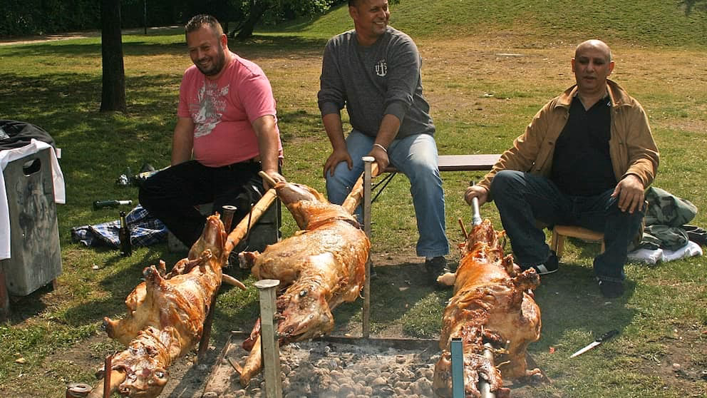 Was passiert wenn man zwölf Schafe gegrillt hat?