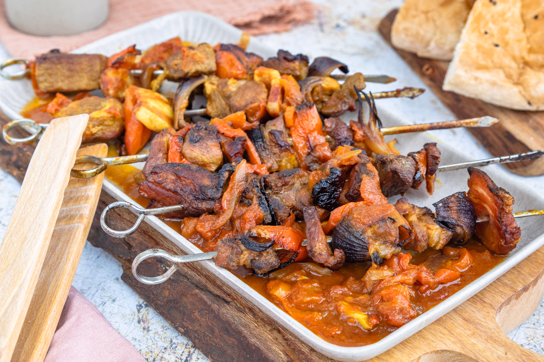 Wie schmeckt Schaschlik im Backofen?