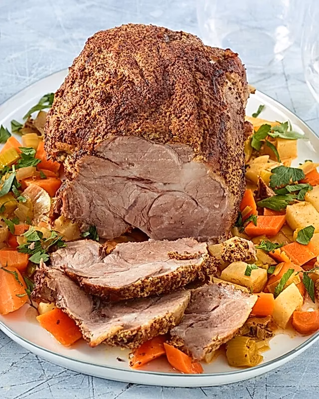 Wie lange braucht ein Schweinebraten im Backofen?