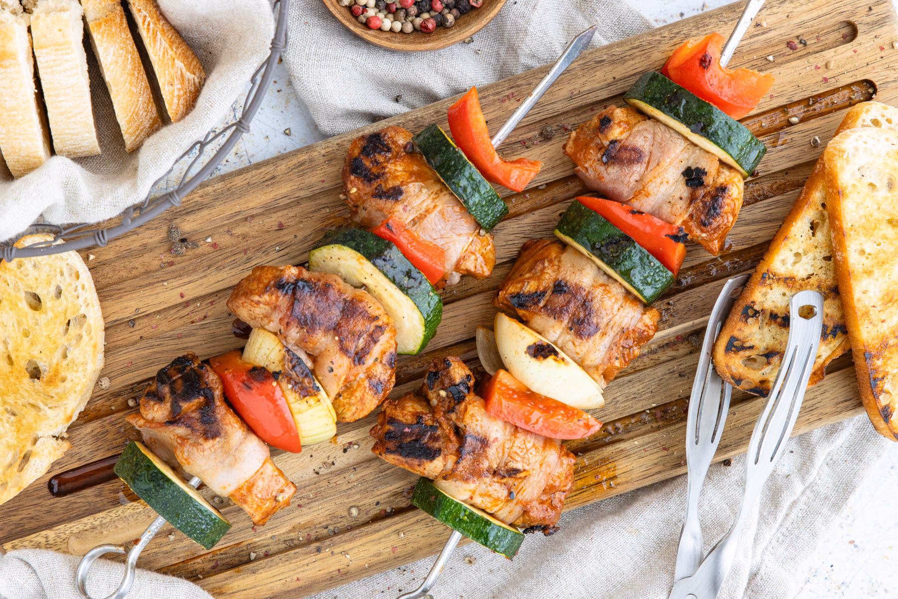 Wie viele Schweinefilet Beilagen gibt es?