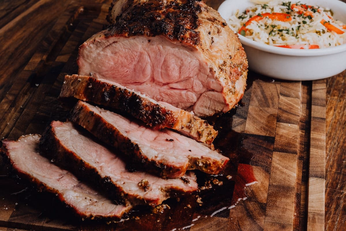 Wie bereite ich einen Schweinehals zu?