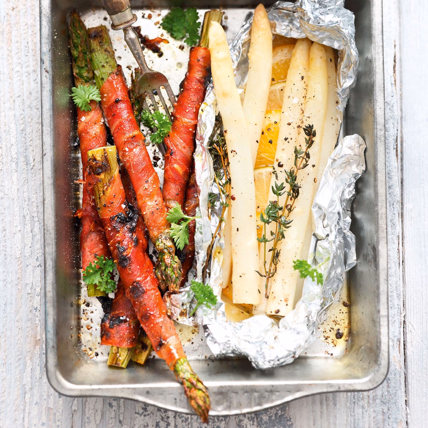 Was ist der Unterschied zwischen grünem und weißem Spargel?