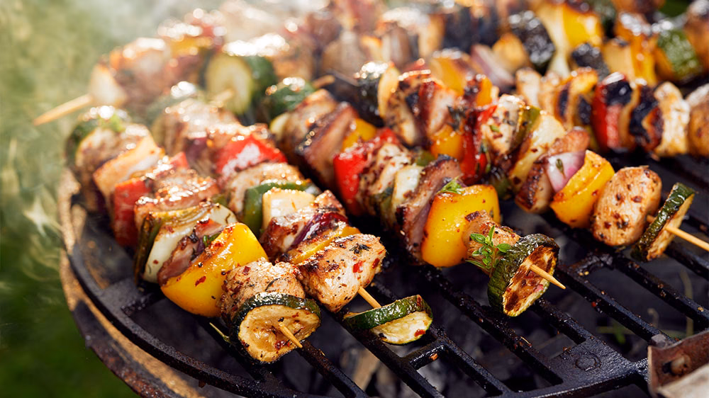 Wie bereite ich Spieße zu?