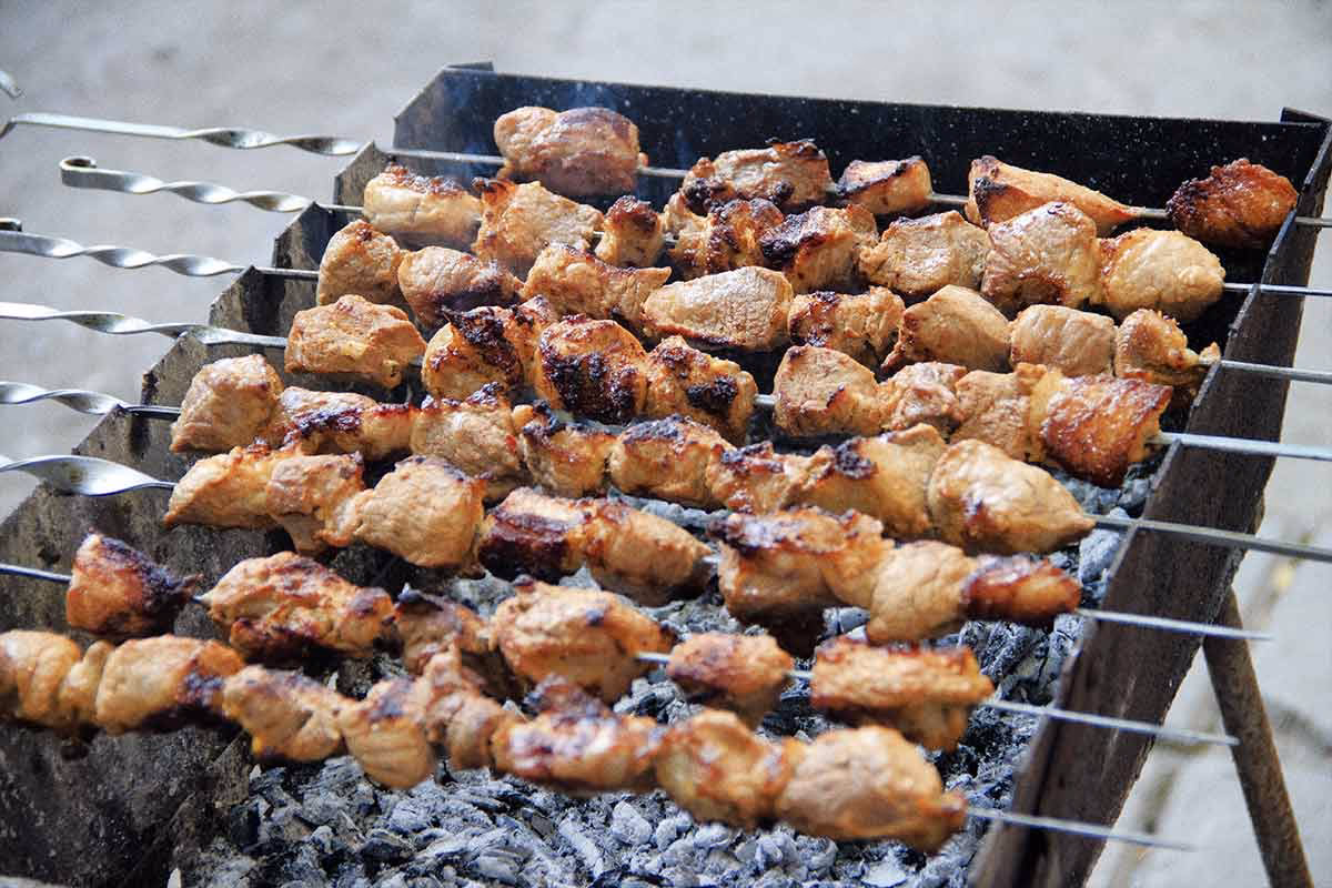 Was sind griechische Spieße?