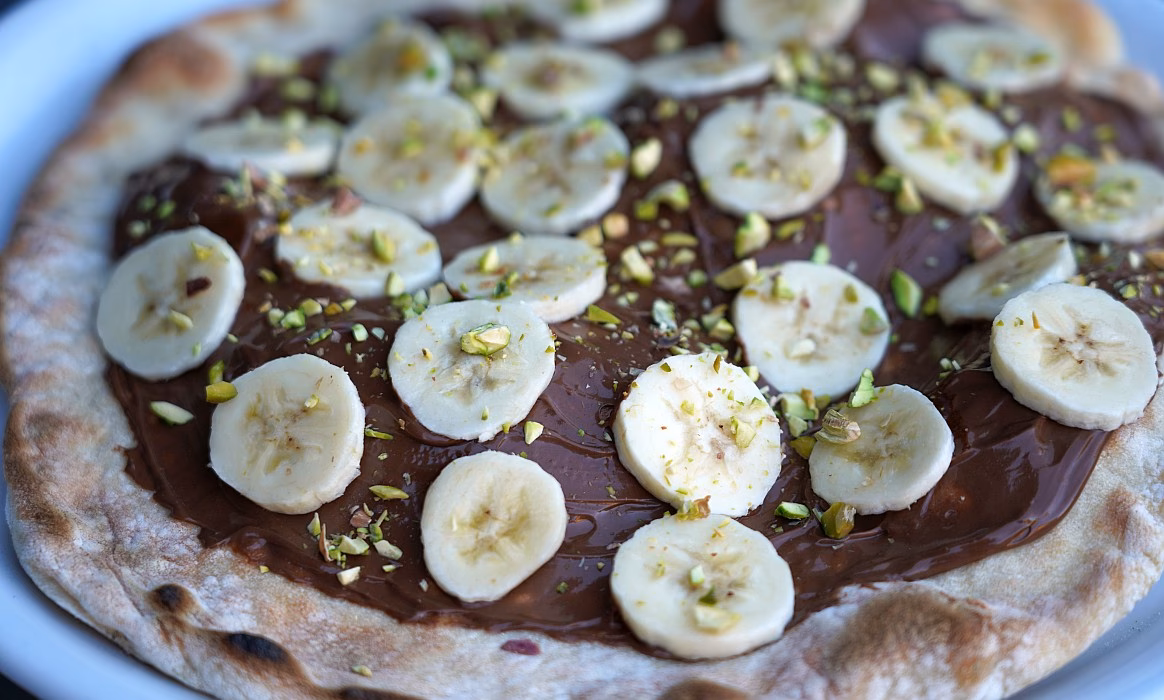 Was ist eine süße Pizza?