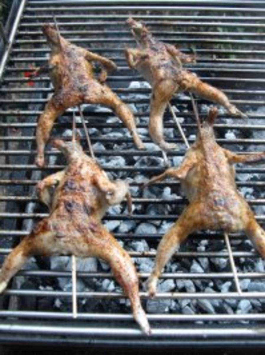 Wie grillt man Wachtelfleisch?