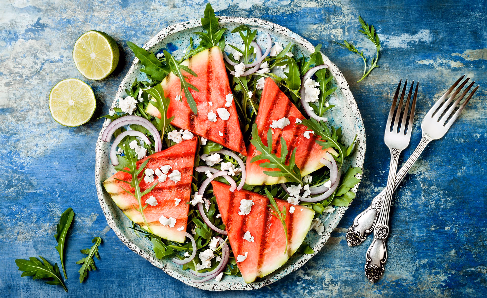 Wie bereite ich Melonen auf den Grill?