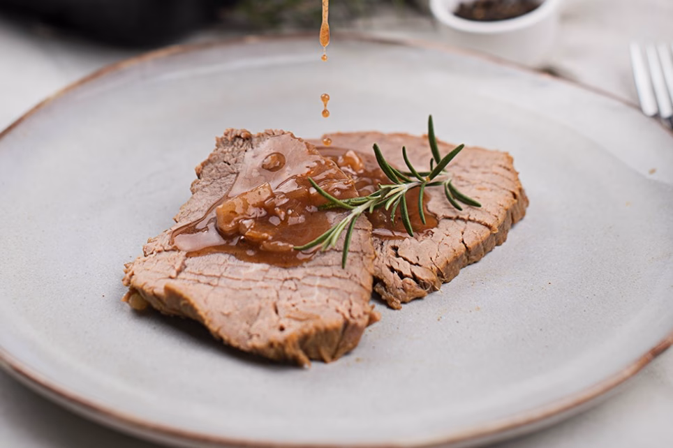 Wie schneidet man einen weißen Scherzel?