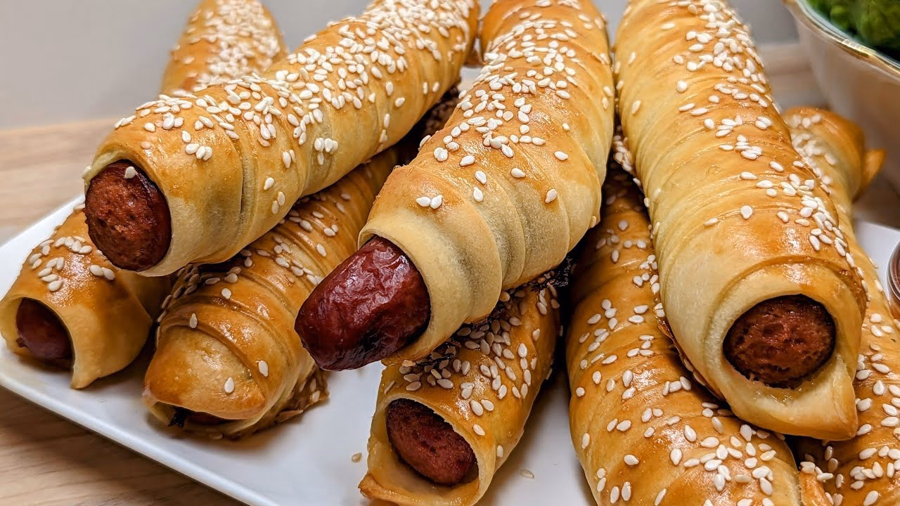 Wie viele schmackhafte Würstchen im Teigmantel gibt es?